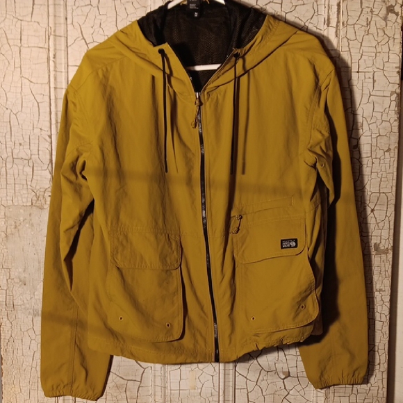 Mountain Hardwear Mustard Windbreaker Jacket - Picture 1 of 6